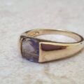 Amethyst Ring in 9ct Gold.