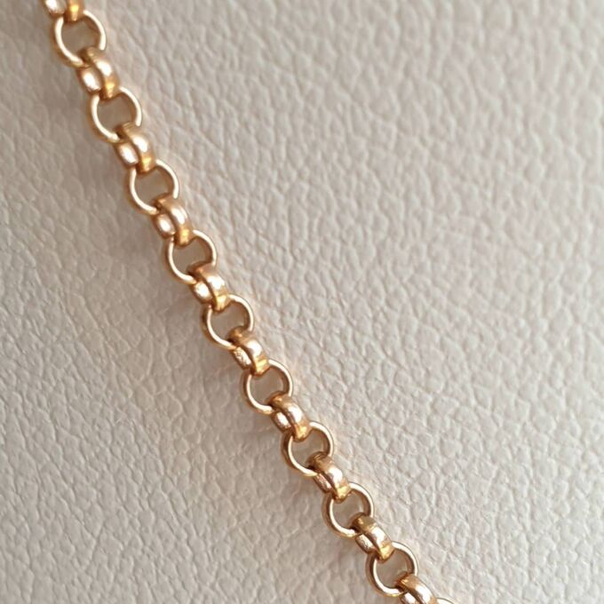 Rose Gold Belcher Chain in 9ct Gold