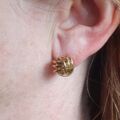 Knot Stud Earrings in 9ct Gold.