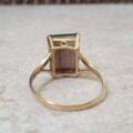 Smoky Quartz Ring in 9ct Gold.