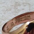 Shield Signet Ring in 9ct Rose Gold.