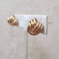 Knot Stud Earrings in 9ct Gold.