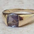 Amethyst Ring in 9ct Gold.