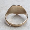 Simple Heart Signet Ring in 9ct Gold