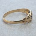 Sapphire and Diamond Three Stone Ring in 18ct Gold, a UK K or a US 5 1/2