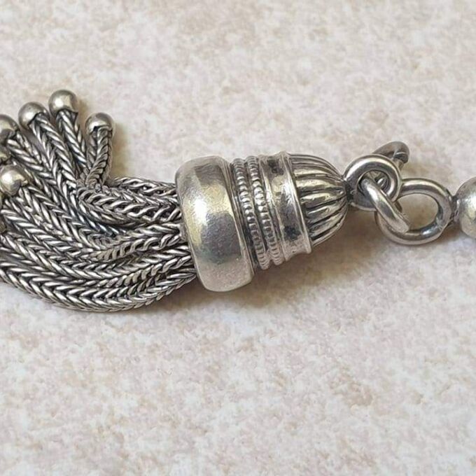 Antique Albertina Watch Chain with Tassle