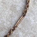 Fancy Link Chain with Dog Clip in 9ct Rose Gold