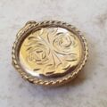 Unusual Circular Locket in 9ct Gold