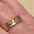 Claddagh Wedding Band in 9ct Gold,  a UK M 1/2 or a US 6 3/4
