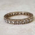 Reserved – Spinel Full Eternity Ring in 9ct Gold, a UK M or a US 6 1/2