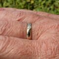 Diamond Set Band Ring in 9ct Gold, a UK Q 1/2 or a US 8 1/2