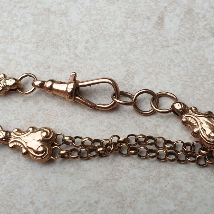 Ornate Vintage Bracelet in 9ct Rose Gold