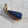 Double Sided Lapis Lazuli Pendant in 9ct Gold by DSW