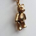 Articulated Teddy Bear Pendant In 9ct gold