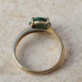 Reserved – Malachite Ring in 9ct Gold, a UK J 1/2 or a US 5 1/4