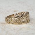 Ankh Patterned Ring in 9ct Gold, a UK P 1/2 or a US 8 1/4.