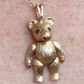 Large Teddy Bear in 9ct Gold