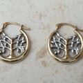 Tree of Life Earrings in 9ct Gold