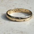 Diamond Set Band Ring in 9ct Gold, a UK Q 1/2 or a US 8 1/2