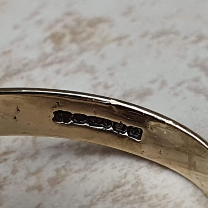 Bold Celtic Design Ring in 9ct gold.