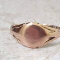 Edwardian Signet Ring in 9ct Rose Gold.