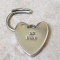 Reserved – Plain Heart Padlock in Sterling Silver