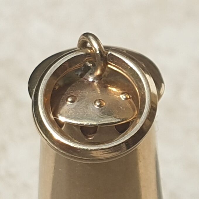 Miners Lamp in 9ct Gold