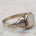 Antique Shield Ring in 9ct Gold, a UK L or a US 6 1/4