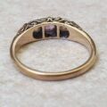 Amethyst and Pearl Ring in 9ct Gold, a UK K or a US 5 1/2