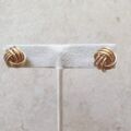Knot Stud Earrings in 9ct Gold.