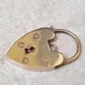 Reserved – Plain Padlock in 9ct Gold