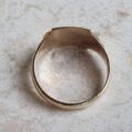 Larger Size Signet Ring in 9ct Gold.