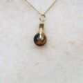 Terrific Tigers Eye Ball Claw Pendant in 9ct Gold
