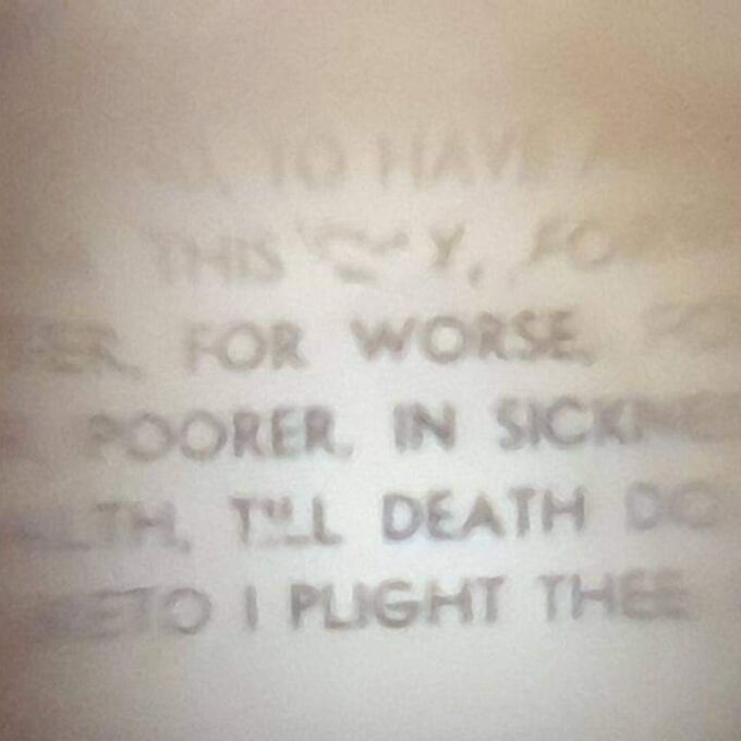 Opening Church Charm with Stanhope Lens and Wedding Scene Inside in 9ct Gold.