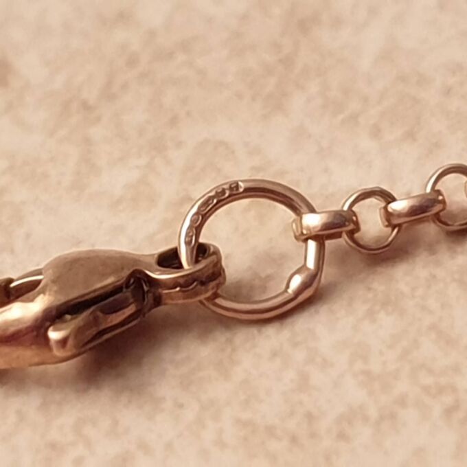 Rose Gold Belcher Chain in 9ct Gold
