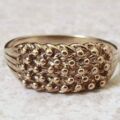 Keeper Ring in 9ct Gold, a UK U or a US 10 1/4