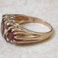 Garnet Multi Stone ring in 9ct Gold.