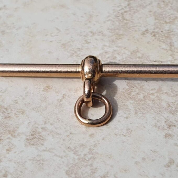 Plain Classic T Bar in 9ct Gold