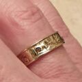 Claddagh Wedding Band in 9ct Gold,  a UK M 1/2 or a US 6 3/4