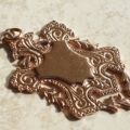 Vintage Ornate Medallion Pendant in 9ct Rose Gold