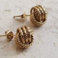 Knot Earrings in 9ct Gold