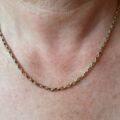 Antique Chain in 9ct Gold, 17 inches.