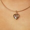 Truly Fabulous Heart Locket Secret Ruby Ring in 9ct Gold