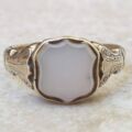 Antique Shield Ring in 9ct Gold, a UK L or a US 6 1/4
