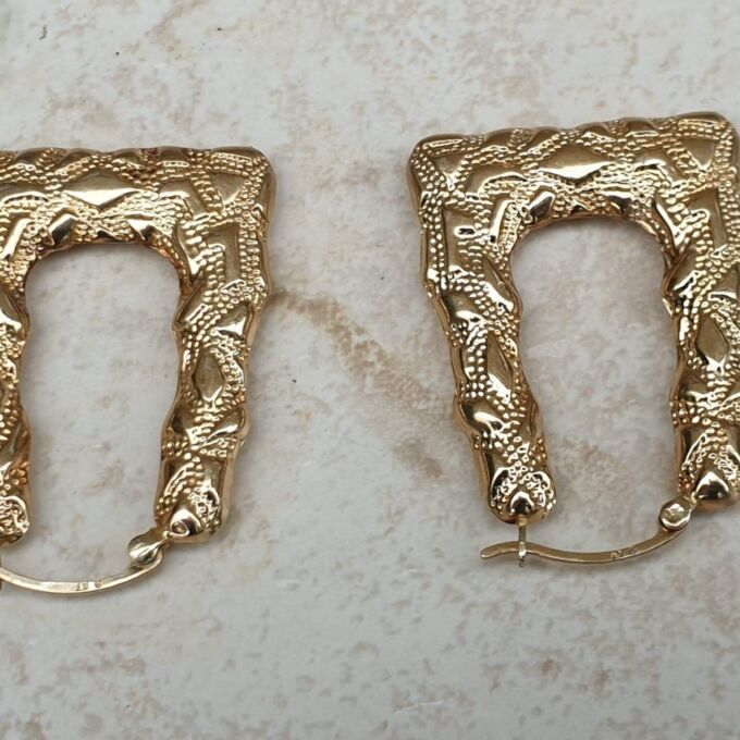 Big Bold Earrings in 9ct Gold