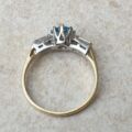 Topaz and Ring in 9ct Gold,  a UK O or a US 7 1/2