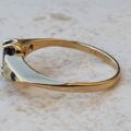 Vintage Sapphire and Diamond Ring in 18ct Gold, a UK L 1/2 or a US 6 1/4