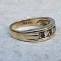 Sapphire & Diamond Ring in 9ct Gold, a UK