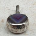 Mother of Pearl and Agate Pendant in Sterling Silver by David Scott Walker.
