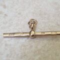 Feature Hallmark T Bar in 9ct Gold